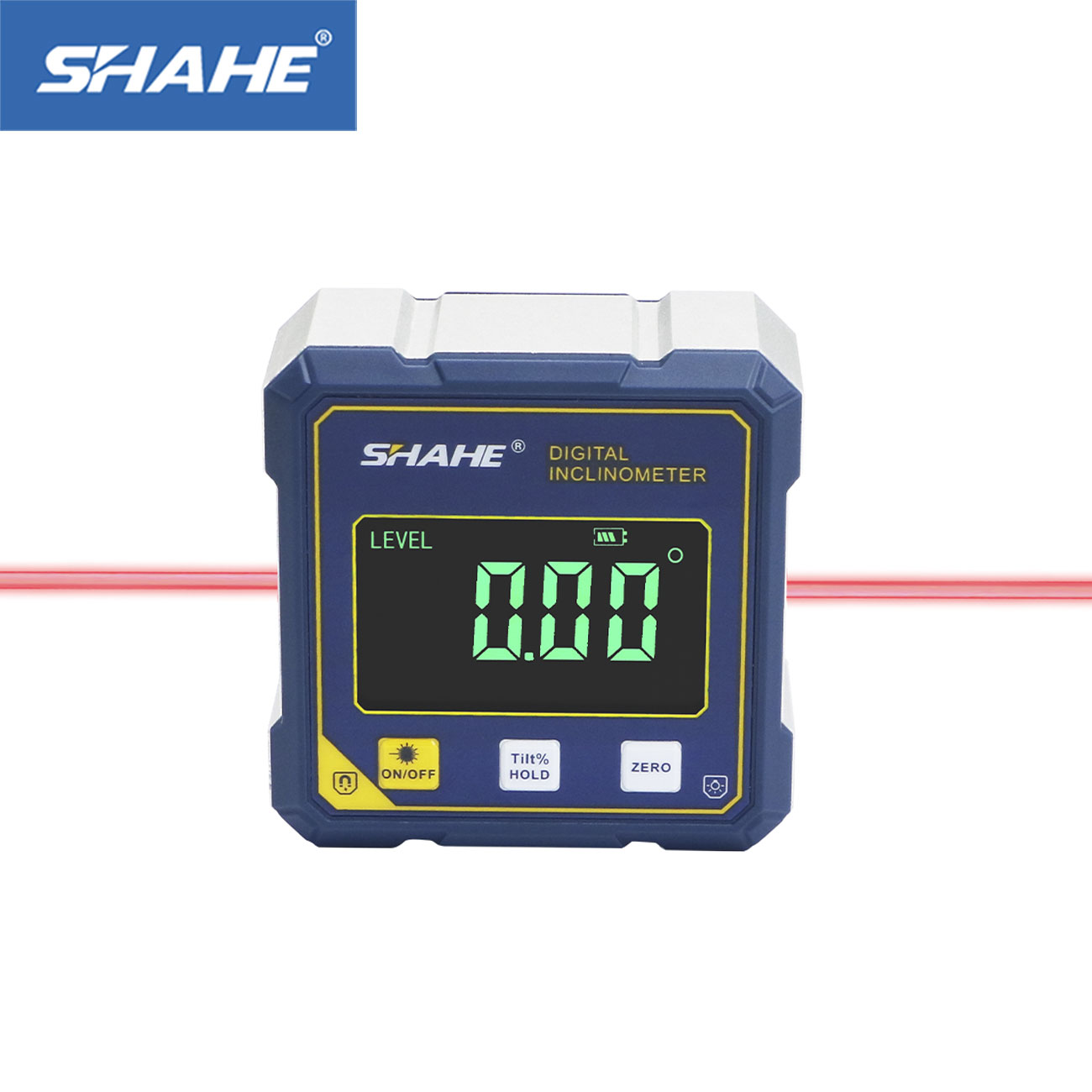 Industrial Laser Alignment Tool - SHAHE Mini-Winkelmesser, Neigungsmesser, Füllstandsmesswerkzeug mit Dual-Laser,
