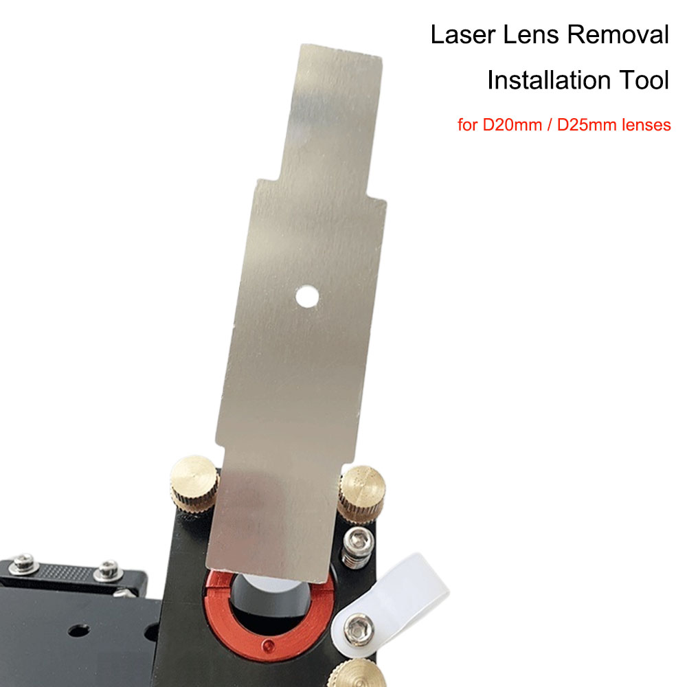 Co2 Laser Mirror - CO2-Laser-Linsen- und Spiegel-Montagewerkzeug-Set für Schneidemaschinen, Linsenhalter