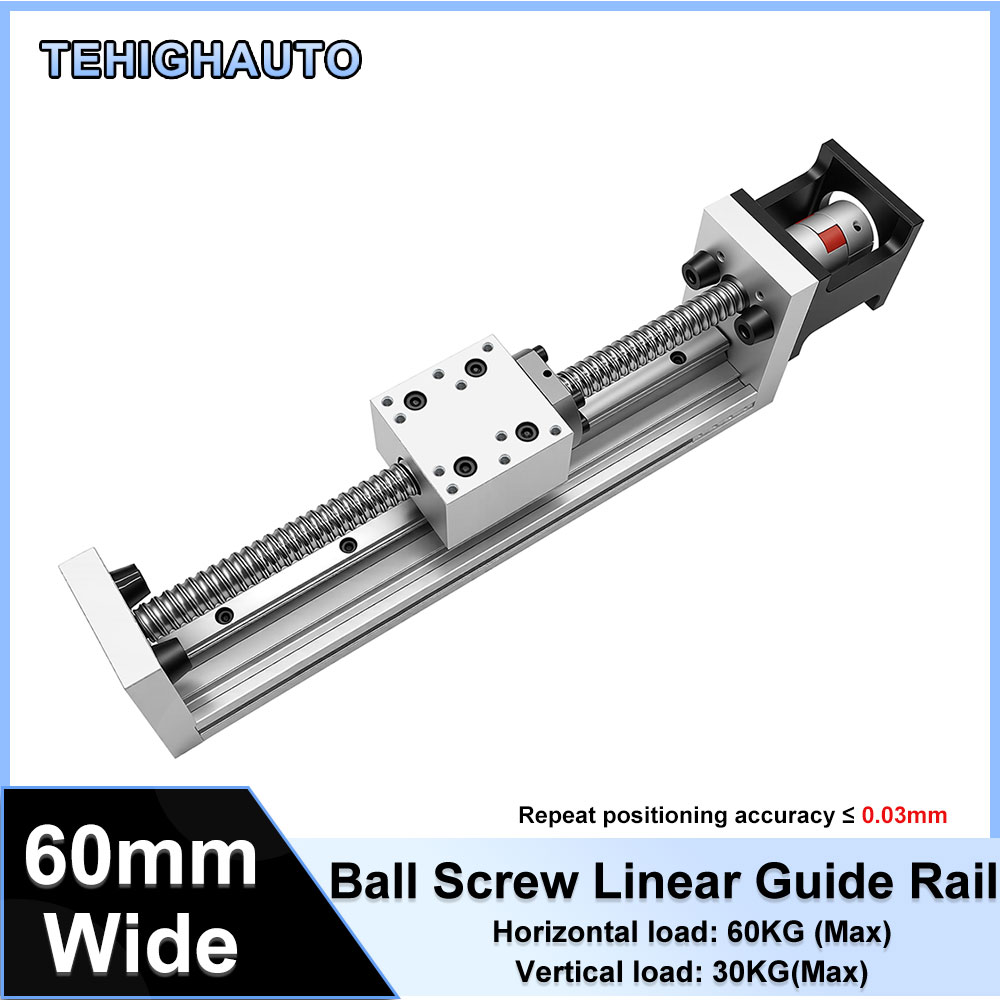 Servo Motor Cnc - Hochpräziser 0,03mm Mini-Linearführungsschiebetisch SFU1605 60mm Breite