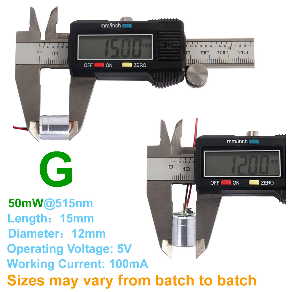 Φ12x15mm DC 5V Rot-100mW Grün- – Industrial Laser Alignment Tool Bewertung und Preis