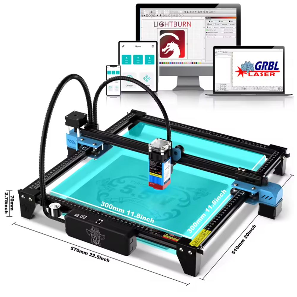 TwoTrees TTS-55 Pro/TTS-10 Pro – Rotary Axis Laser Engraver Bewertung und Preis